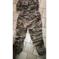 Ghillie Suit  ( L-XL)  Camo Woodland Camouflage Forest Hunting 4-Piece Set+Bag