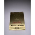 Vintage Advertising Matchbook - Excellent Condition - Benson and Hedges