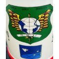 Old Brazilian Airforce Beer Mug -- Decorative With An Old Military Boeing 707