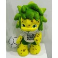 Large Zakumi Plush Character Doll - Official FIFA 2010 Licensed Product - Clean and Basically New!