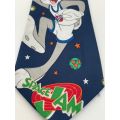 Retro Silk Tie - Looney Tunes - SpaceJam - Bugs Bunny - Pop Culture