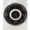 Fine Cut Glass Plate - - The Regiments Of The Scottish Division  Militaria Army