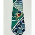 RARE!!! Vintage Looney Tunes - Carolina Panthers American Football Silk Tie