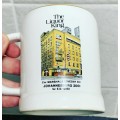 Vintage Advertising Bar Mug - The Liquor King - Cnr. Marshal & Loveday Streets - Johannesburg