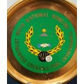Commemorative Embossed Copper Plate - MOTH National Bowling Tournament 1985