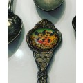Collection Of 7 x Original Vintage Silver Plated Disney Spoons