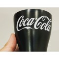 Pair Of Promotional McDonalds Black Aluminium Coke Cups - Coca-Cola