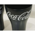 Pair Of Promotional McDonalds Black Aluminium Coke Cups - Coca-Cola