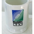 Rugby World Cup Paraphernalia Nations Mug & Character Glass  Ruggles Mascot