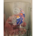 Collectible Bar Mug - Million Dollar Golf Challenge - 1988 - Nation Flags