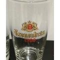 Pair Of Branded Kronenbrau 1308 - Beer Glasses