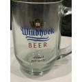 Quality 0.5L Glass #Beer Mug  Windhoek Beer - Brewed With Pride