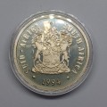 1994 RSA proof silver R1 presidential inauguration - Frosted around edges !