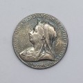 1897 Queen Victoria diamond jubilee Silver medal