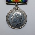 WW1 British War Medal 1914-1918 Silver [33 g] - Private H.S Kemp