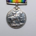 WW1 British War Medal 1914-1918 Silver [33 g] - Private H.S Kemp