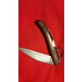 OKAPI FOLDING KNIFE WITH WOODEN HANDLE