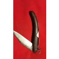 OKAPI FOLDING KNIFE WITH WOODEN HANDLE