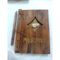 NOTE BOOK IMPORTED FROM MAURITIUS HANDMADE PAPER PAGES