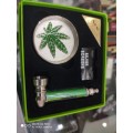 Smoking metal pipe kit For smoking tobacco herb pipes-include grinder