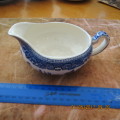 Willow pattern jug, Alfred Meakin, as per photo