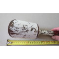 antique enamel scoop, as per photo