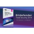 (Digital keycode) Bitdefender Total Security 2019 - 5 Devices 6 Months Bitdefender Key GLOBAL
