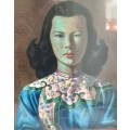 TRETCHIKOFF PRINT CHINESE LADY WITH CERTIFICATE AUTHENTICITY