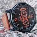 Mens utility design casual wristwatch
