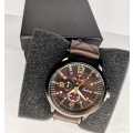 Mens smart casual business design wristwatch