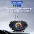 KW206 Auto Onboard Computer Gauge and OBII Engine Scanner