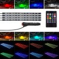 LED RGB Interior Automobile Lighting Atmosphere Light With Remote