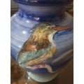 Lovely Blue Kingfisher  Vase Just for You