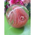 Vintage   Murano Mouth Blown Glass Paperweight
