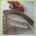 4 Perspex Coat Hangers with Wall Bracket