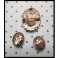 Vintage Silver Earrings  and Brooch Just for You