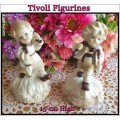 Gorgeous original `Tivoli` little porcelain figurines, fabulous on display