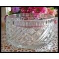 Beautifull  Heavy Crystal Bowl  Just for You