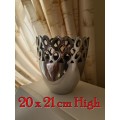 Large Pewter Vase Just for You