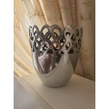 Large Pewter Vase Just for You