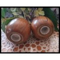 Wooden Salt and Pepper Set Just for You