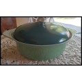 Vintage Enamel Cast Iron Pot (Very Heavy)