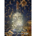 Glass Bottle with Fairie Lights