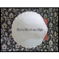 POOLE POTTERY LARGE SCALLOP SHELL SHAPED DISH