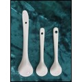 Three Porcelain Spoons