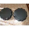 Set of two good quality Teflon coated cake trays