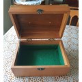 Solid Yellowwood and Oak Jewelry Box