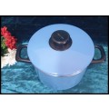 Vintage  Baby Blue Pot with Lid