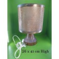 Vintage Copper Plated Lamp