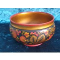 Khokhloma Bowl  for Your Collection Made in the USSR